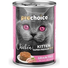 Starseven Prochoice Yavru Kediler Için, Tahılsız, Tavuk Etli Ezme, 400 G x 12 Adet