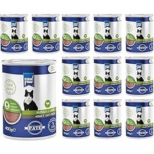 Starseven Pawpaw Yetişkin Kuzulu Pate 400 gr x 12 Adet