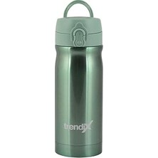 Starseven Trendi̇x Çeli̇k Içli̇ Matara 350ML Pastel Yesi̇l