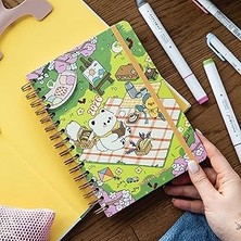 Starseven 2026 A5 Spiralli Renkli Haftalık Ajanda 12 Aylık – Motivasyon Sayfalı