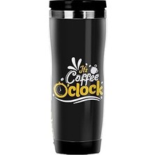 Starseven Bk Gift Coffee Tasarımlı Çelik Termos Bardak