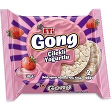 Starseven Eti Gong Çilekli Yoğurtlu Kaplamalı Pirinç Patlağı 30 G x 24 Adet