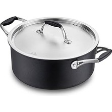 Starseven New Moment Diamond Siyah Derin Tencere 24 cm