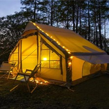 Özbience Geniş 6m² Şişme Çadır, Pompalı, 4-5 Kişilik, Pratik ve Konforlu