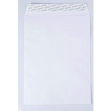 Starseven Oyal Torba Zarf F26X35BEYAZ, 110 Gr, Silikonlu, 25'li