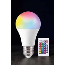 İntora Renk Değiştirebilen Rgb Işıklı LED Ampul A+Enerji 15 Watt LED Işık