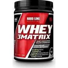 Starseven Hardline Nutrition 8697448351645 Whey 3matrix Çi̇lekli̇ 454 gr 1 Paket(1 x 1 Adet)