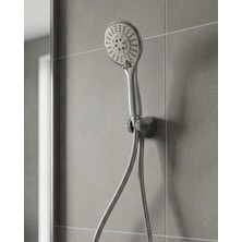 Butik Mey Ithalat® Çok Fonksiyonlu El Duşu Başlığı Spiral Hortumlu Dayanıklı Duş Seti