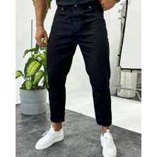 Deridün Yıldız Shoes Erkek Siyah Mom Jean 