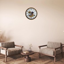 Epilons Mey Ithalat® Lavande Provence 36 cm Kahverengi Duvar Saati