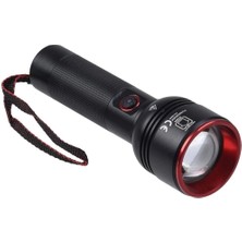 Epilons Mey Ithalat® Powerdeks PD-6900 2000 Lümen Zoomlu Şarjlı El Feneri