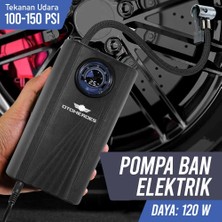 LTG Nova Kablolu Lastik Şişirme Elektrikli Lastik Pompası 120W Kablolu Versiyon - SCK619-1 - Siyah