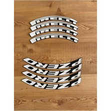 Firelli P Zero Motosiklet Lastik Yazısı Sticker Arma Şerit 2.5 cm 8 Adet (Made In Usa) Bombtire®