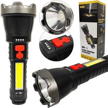 LTG Nova USB Glare Charging Flashlight El Feneri Zj-05