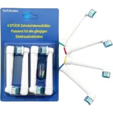 LTG Nova Renk Halkalı Aile Tipi Fırçası Yedek Başlığı 4’lü Paket