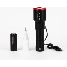 LTG Nova Wison WS-5575 Şarjlı El Feneri 20 W 2000 Lümen