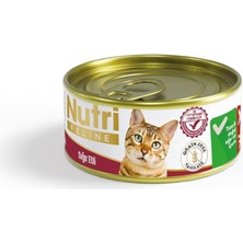 LTG Nova Nutri Feline Tahılsız Sığır Etli Konservesi 85 gr