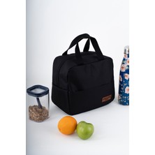 Özbience 7 Lt Siyah Isı Yalıtımlı Termal Yemek Çantası