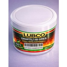 Lubco 700 Derece Yüksek Isıya Dayanıklı Grafitli Gres Yağı 100 Grm