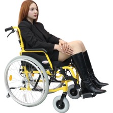 Kensa K-170 Alüminyum Tekerlekli Sandalye 16 Inç Bas-Çıkart Teker