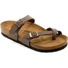 Birkenstock Mayari Hakiki Deri Parmak Arası Kadın Terlik