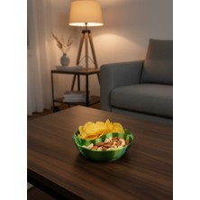 LTG Nova Dekoratif Yeşil Çerezlik Kase 4’lü Set 3X12 cm