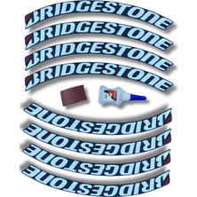 Bombtire Motosiklet ve Otomobil Lastik Yazısı Kabartma Sticker Yapıştırma 8 Adet Set ASTSYN020