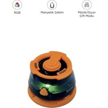 Başkenttekno D39 Manyetik Rgb Işıklı 5.3 Telefon Tutucu Mini Bluetooth Hoparlör Speaker