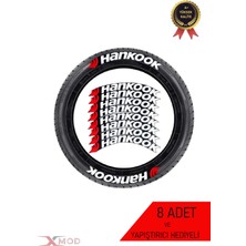 Bombtire Lastik Yazısı Hankook Oto Motorsiklet Lastik Yazisi 8ADET A Kalite Yapıştırıcılı