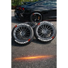 Bombtire Hankook Motosiklet ve Otomobil Araç Oto Motor Lastik Yazısı 8 Adet (Made In Usa) Uyumlu
