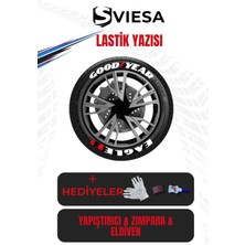 Bombtire Motosiklet ve Otomobil Araç 3D Oto Lastik Yazısı Sticker Arma Seti BOMBNEW3070