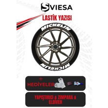 Bombtire Motosiklet ve Otomobil Araç 3D Oto Lastik Yazısı Sticker Arma Seti BOMBNEW3066