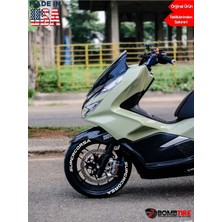 Motosiklet ve Otomobil Araç Supercorsa Lastik Yazısı 1.9 cm (Made In Usa) Bombtire® Orijinal Ürün