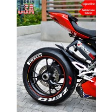 Bombtire Motorsiklet Lastik Yazısı Pirelli P Zero Sticker 2.5 cm 4 Adet (Made In Usa) ® Orijinal Ürün BOMBNEW3201