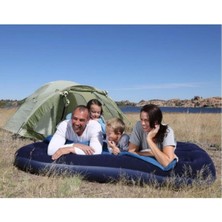 Bestway Kadife Yüzeyli Çift Kişilik Şişme Yatak, Konfor ve Rahatlık Sunar