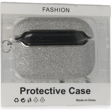 AyrStore Airpods Pro (1.nesil) Spell Simli Kılıf - Gümüş