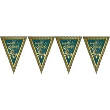 Hoşgeldin Ya Şehr-I Ramazan Üçgen Flama Ramazan Banner