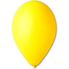 Gemar Sarı Renkli Balon 26CM - 20 Adet