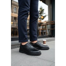 Enoch Otorite Serisi Kalın Tabanlı Ortopedik Maskülen Derby Ayakkabı