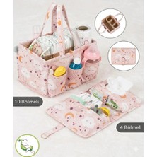 Morport Anne Bebek Bakım Çantası Organizeri I Taşınabilir Bakım Çantası 2 Li Set