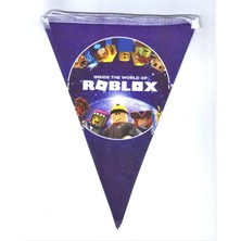 Pelurcu Roblox Temalı, Doğum Günü, Parti Flama, Bayrak Set