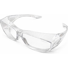 1. Sınıf Alman Malı Şeffaf Koruyucu Iş Gözlüğü – Buğulanmaz, Hafif ve Dayanıklı Tasarım