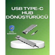 Esranın Dünyası Seyahat Dostu 8‑in‑1 Hub – Şarj & Veri & Video & Ağ Için Eksiksiz Çözüm RSKRG34-ESRDNS