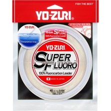 Yo-zuri Yozuri Super %100 Fluorocarbon Misina Clear 0.331MM-90MT-7KG