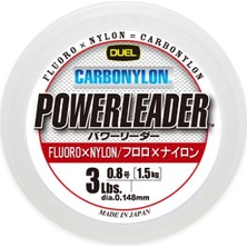 Duel Powerleader Carbonylon Misina Clear 0.435-50MT-13KG