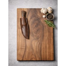 Twinswoodcraft Twins Wood Craft Ceviz Kesme Tahtası - (Orta Boy)