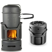 Özbience Iki Kişilik Çantalı Alkol Ocaklı Pişirme Seti