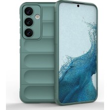 Esranın Dünyası Samsung Galaxy S24 Kılıf Optimum Silikon - Koyu Yeşil