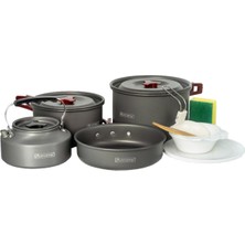 Özbience Pratik ve Şık 4’lü Kamp Tencere Seti, Dayanıklı ve Kullanışlı Tasarım