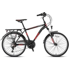 Nuvvo Geroni Craft - 24" Cıty - 16,5' - 21 Vites - V.b. - Siyah-Kırmızı
